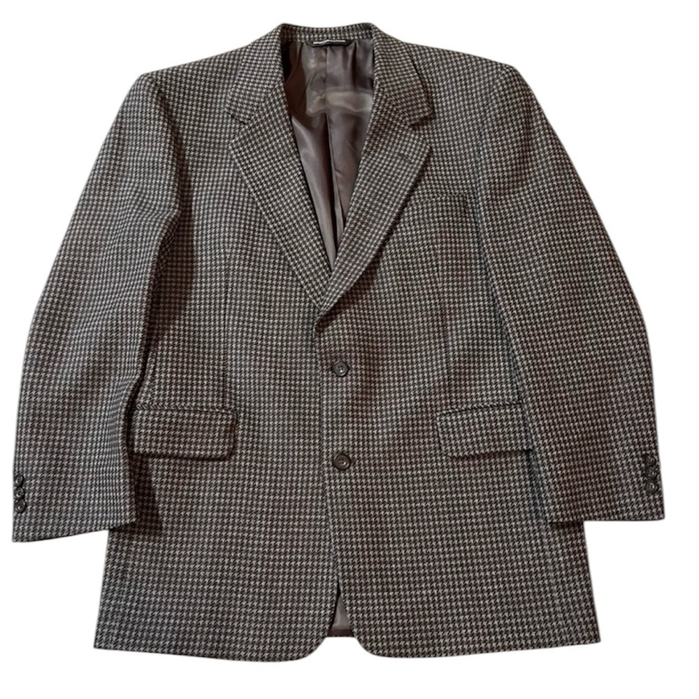 Colin O’Brien’s HARDY AMIES menswear blazer jacket blazer sport coat. Wool. 46